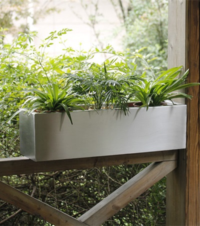 FO-9012 Stainless Steel Squared Planter