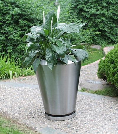 FO-9045 large outdoor tapered flowerpot
