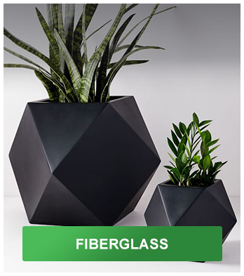 Fiberglass flower planter