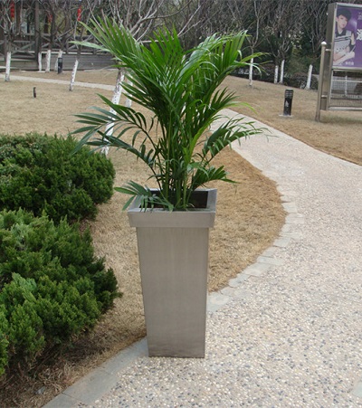 FO-9014 Stainless Steel Tapered Planter 