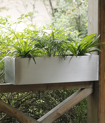 FO-9016 Stainless Steel Squared Planter  