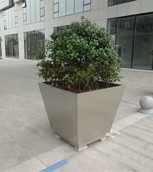 FO-9053 Stainless Steel Tapered Flowerpot